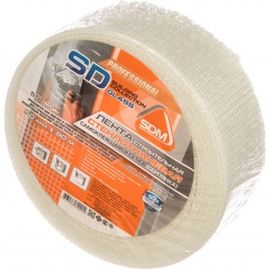 Строительная самоклеящаяся сетка SDM SD-GLASS Professional 50мм х 90м повышенной прочности 00-00001589 