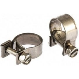 Металлические хомуты СИБРТЕХ, MINI 14-16мм, ширина 9мм, винтовой, W4, 2шт 475053 