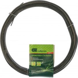 Стальная проволока СИБРТЕХ 30 м, вязальная, термообработанная 2 мм 84913 