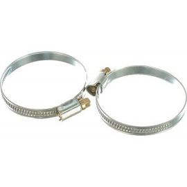 Металлические хомуты СИБРТЕХ, стандартное болтовое крепление, 40-60мм, 2шт, ширина 9мм, 47661 