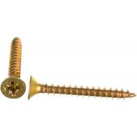 Шуруп, жёлтый цинк Крепежная техника 6,0х 50 100шт 431404 БК 