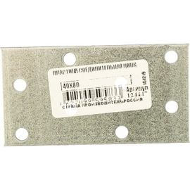 Соединительная пластина Зубр МАСТЕР 40х80мм, 1шт 310256-040-080 