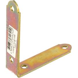 Мебельный уголок ЗУБР узкий УМ-2.0 75х75х17 х 2мм желтый цинк 31031-75 