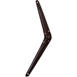 Угловой кронштейн СИБРТЕХ с ребром 200х250 мм коричневый 94026 