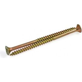 Шуруп крепежная техника жёлтый цинк 6,0x90, 100 шт. 431424 БК 