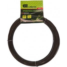 Стальная проволока СИБРТЕХ 20 м, вязальная, термообработанная 1,6 мм 84911 