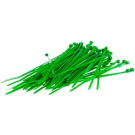Пластиковые хомуты СИБРТЕХ, 100 * 2,5 мм, зеленые, 100 шт 45510 