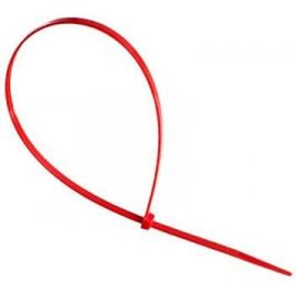 Нейлоновые стяжки FORTISFLEX КСС 4х200 красный 100 штук 49424 