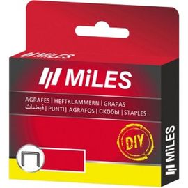 Скобы тип 53 (1000 шт; 8 мм) Miles N3-08-D 