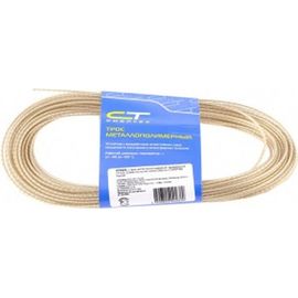 Металлополимерный трос СИБРТЕХ прозрачный ПР-4,0 47631 