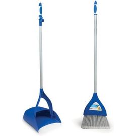 Совок для мусора со щеткой-сметкой ЛАЙМА 601474 