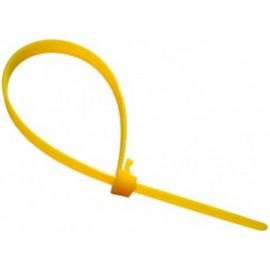 Нейлоновые хомуты Remocolor желтые многоразовые 300 х 7,2 мм, 50 47-5-300 