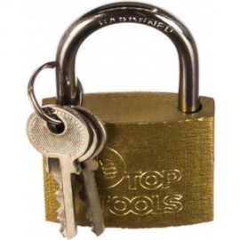 Висячий замок 50 мм, 2 ключа Top Tools 90U272 