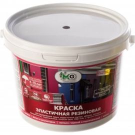 Краска резиновая эластичная MasterGood коричневый-темный шоколад, 2.4 кг MG-КраскаРезин-2.4.шок 