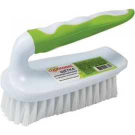 Универсальная щетка ЛЮБАША Утюжок 8,5х6,5х15 см, ручка с ПВХ-покрытием 603632 