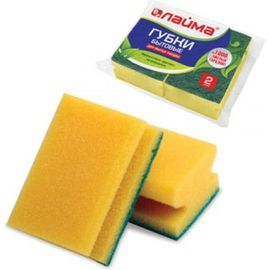 Бытовые губки ЛАЙМА 2 шт. 601557 