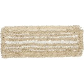 Плоская насадка МОП для швабры/держателя ЛАЙМА EXPERT 40 см, уши/карманы, хлопок/микрофибра 605309 