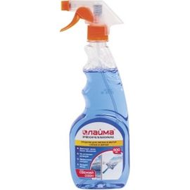 Средство для мытья стекол и зеркал 500 мл ЛАЙМА PROFESSIONAL, распылитель 601609 