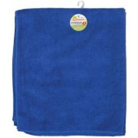 Тряпки для мытья пола ЛЮБАША КОМПЛЕКТ 3шт микрофибра 50x60 см синий ЭКОНОМ 603944 