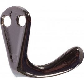 Мебельный двухрожковый крючок Jet 553 черный никель CQ553Z.002NP99 