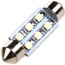 Автолампа диод SKYWAY Т11 C5W 24V 6 SMD 1-конт 39 мм белая салон S08202020 