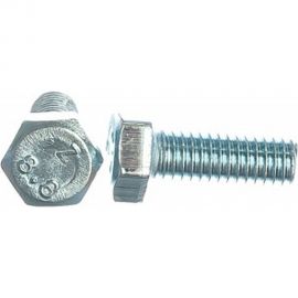 Болт DIN 933 с шестигранной головкой, оцинкованный М6х16, 100шт - коробка Tech-Krep 105200 