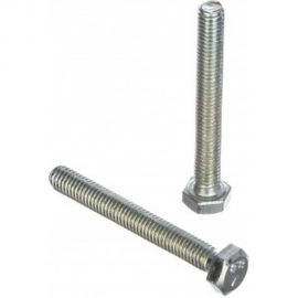 Болт DIN 933 с шестигранной головкой, оцинкованный М6х50, 40шт - коробка Tech-Krep 105205 