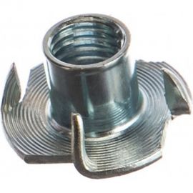 Мебельная забивная гайка Tech-Krep оцинкованная М10 4 шт - пакет 108941 