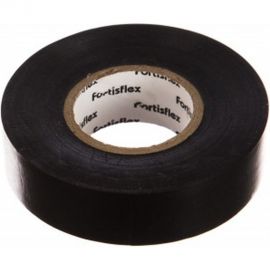 Изолента ПВХ FORTISFLEX 19 ммх0.15 ммх20 м черная 71236 