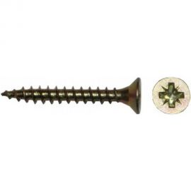 Универсальный саморез Tech-Krep 60х4,0 мм 200 шт желтый, коробка с окном 102248 