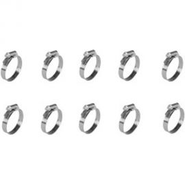 Обжимной хомут для шланга MasterProf оцинкованный, 3/4", 10 шт. ДС.030036 