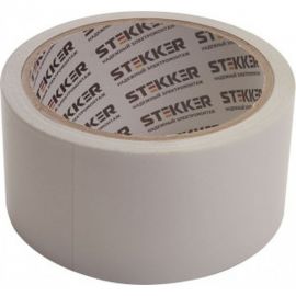 Двусторонняя клейкая лента на полипропиленовой основе STEKKER 48мм х 10м, прозрачный 39147 