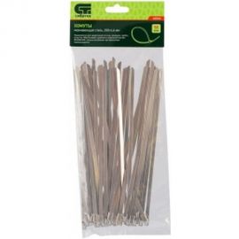 Хомуты СИБРТЕХ, 200 х 4,6 мм, нержавеющая сталь, 50 шт 45594 