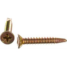 Оконные саморезы с буром 3.9х25, 500шт желтые - ведро Tech-Krep 116808 