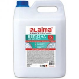 Средство для отбеливания дезинфекции и уборки ЛАЙМА БЕЛИЗНА КОНЦЕНТРАТ LAIMA PROFESSIONAL 5л 606747 