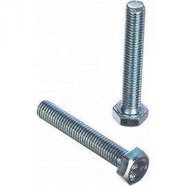 Болт DIN 933 с шестигранной головкой, оцинкованный М8х50, 20шт - коробка Tech-Krep 105211 