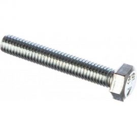 Болт DIN 933 с шестигранной головкой, оцинкованный М5х30, 80шт - коробка Tech-Krep 105197 