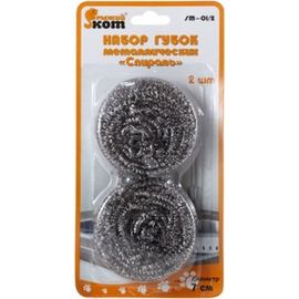 Набор металлических губок Рыжий кот SM-01/2 спираль, 30гр., 2шт. 001739 