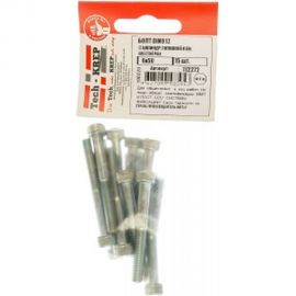 Болт Tech-Krep DIN912 с цилиндрической головкой и внутренним шестигранником 6х50 15 шт - пакет 112272 