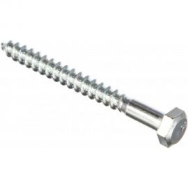 Сантехнический болт DIN 571 оцинкованный 6х60, 40шт - коробка Tech-Krep 126548 