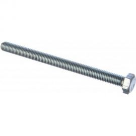 Болт Tech-Krep DIN933 с шестигранной головкой, оцинкованный М8х100 2 шт - пакет 103924 
