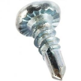 Саморез клоп VIPкрепеж белый, полусфера, сверло, 3.5х9.5 23 шт 10203 VIP 