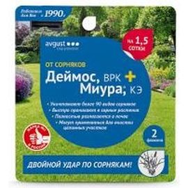 Убойный боекомплект из двух препаратов от сорняков Avgust Деймос ВРК+Миура КЭ 45 мл + 12 мл A00499.2 