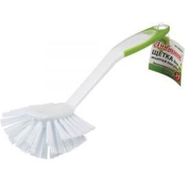 Щетка для мытья посуды ЛЮБАША 25 см, ручка с ПВХ-покрытием 603631 