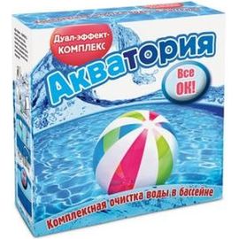 Препарат для комплексной дезинфекции воды в бассейнах Ваше Хозяйство Акватория 1.6 л 4620015696171 