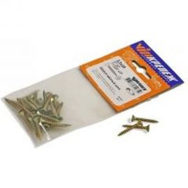 Шуруп VIPкрепеж желтый цинк 3,5х25 27шт 11320 VIP 