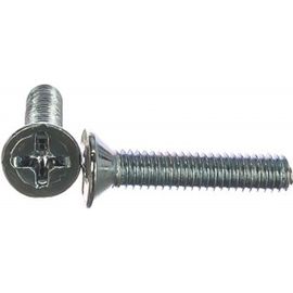 Винт Tech-Krep DIN965 с потайной головкой, оцинкованный М4х20 14 шт - пакет 126587 