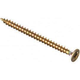 Универсальный саморез Tech-Krep 40х3,0 мм 200 шт желтый, коробка с окном 102229 