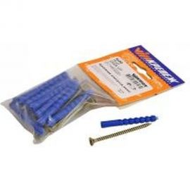 Набор крепления плинтусов VIPкрепеж 6/50 дюбель ежик 18шт/18шт 23008 VIP 