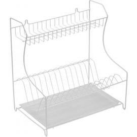 Настенный посудосушитель с поддоном Lemax белый LF-136 